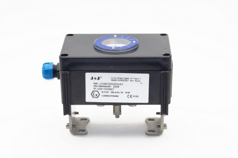 J+J Pneumatic Actuators Limit switch signaling boxes CP Series lateral "peephole"